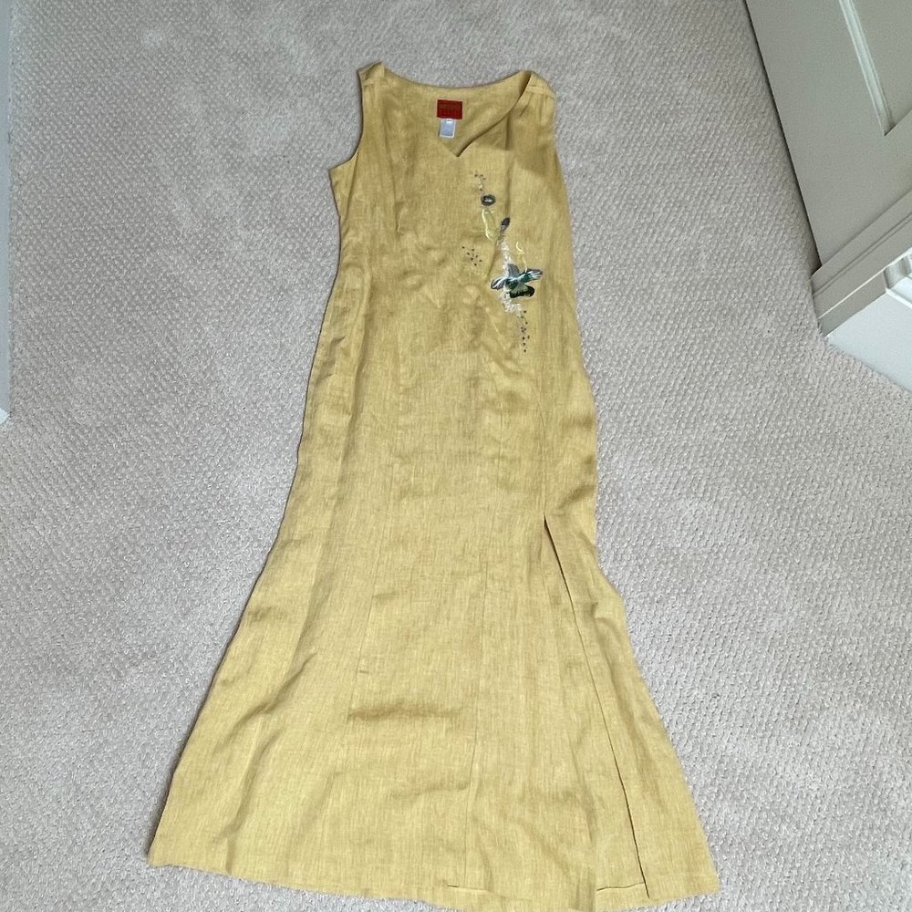 KENZO Jungle Sleeveless Embroidered Detail Dress